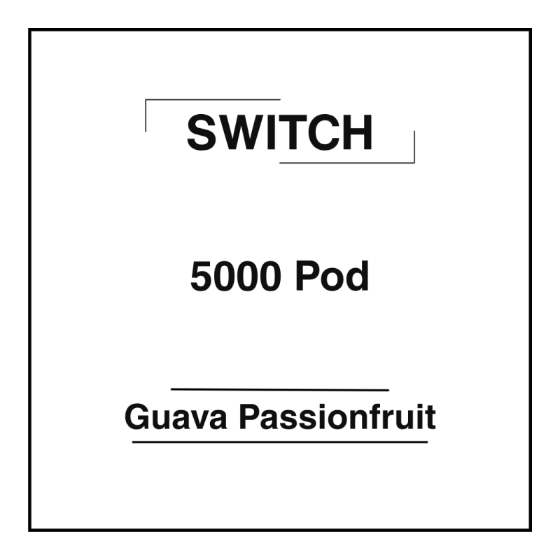 Switch Pod 5000 Guava Passionfruit (Kiwi passion guava)