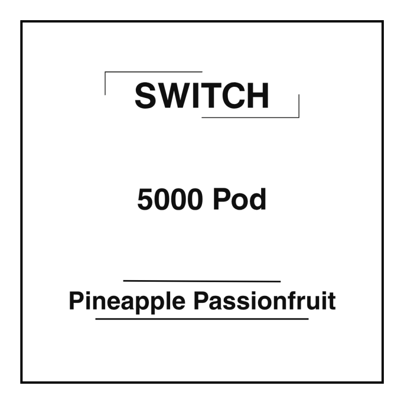 Switch Pod 5000 Pineapple Passionfruit