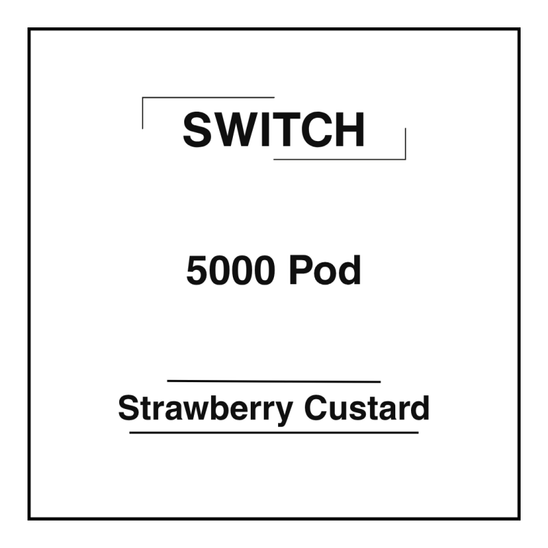 Switch Pod 5000 Strawberry Custard