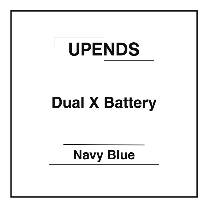 Upends Dual X Battery Navy Blue