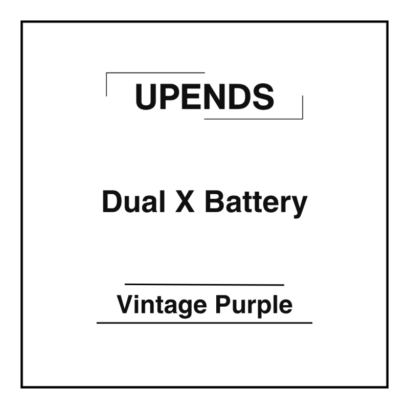 Upends Dual X Battery Vintage Purple