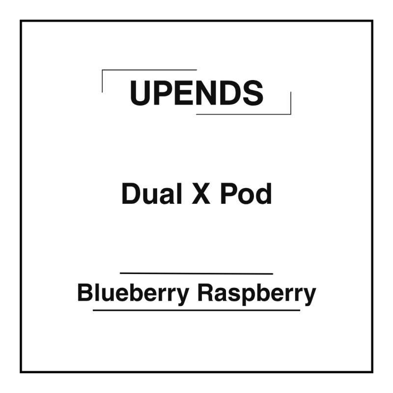 Upends Dual X Pod Blueberry Raspberry