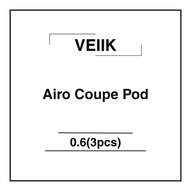 VEIIK Airo Coupe Pod 0.6(3pcs)