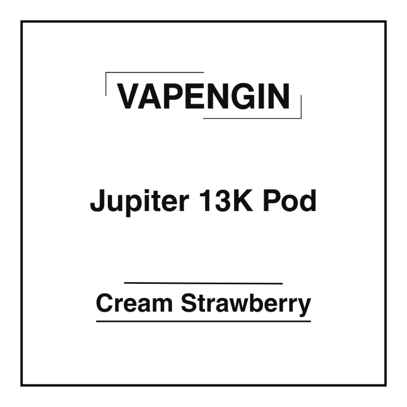 Vapengin Jupiter 13K Pod Cream Strawberry