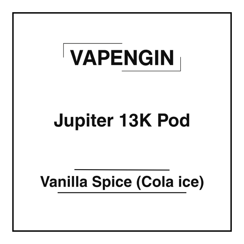 Vapengin Jupiter 13K Pod Vanilla Spice