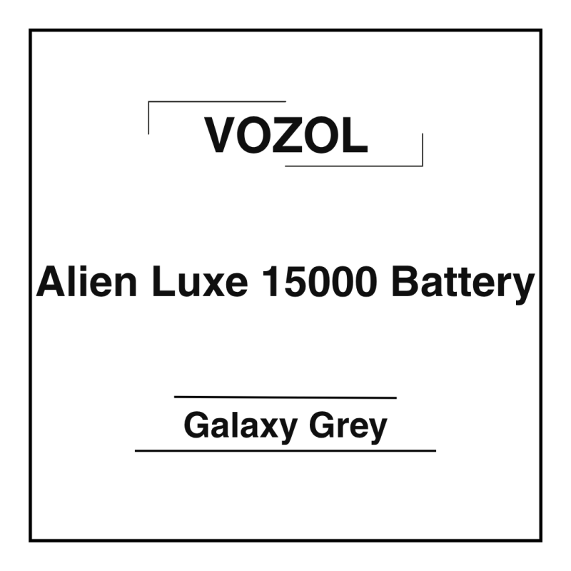 Vozol Alien Luxe 15000 Battery Galaxy Grey