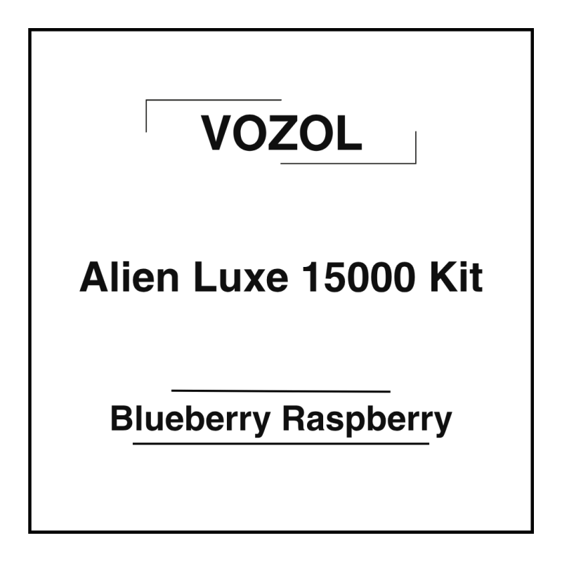 Vozol Alien Luxe 15000 Kit Blueberry Raspberry
