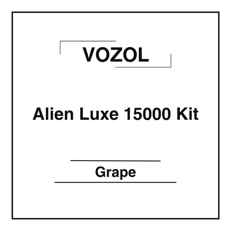 Vozol Alien Luxe 15000 Kit Grape