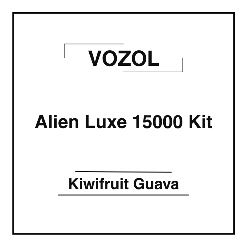 Vozol Alien Luxe 15000 Kit Kiwifruit Guava