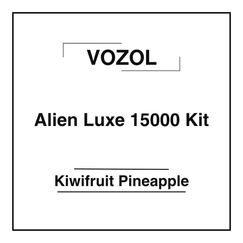 Vozol Alien Luxe 15000 Kit Kiwifruit Pineapple