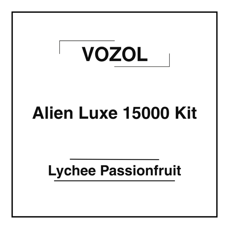 Vozol Alien Luxe 15000 Kit Lychee Passionfruit