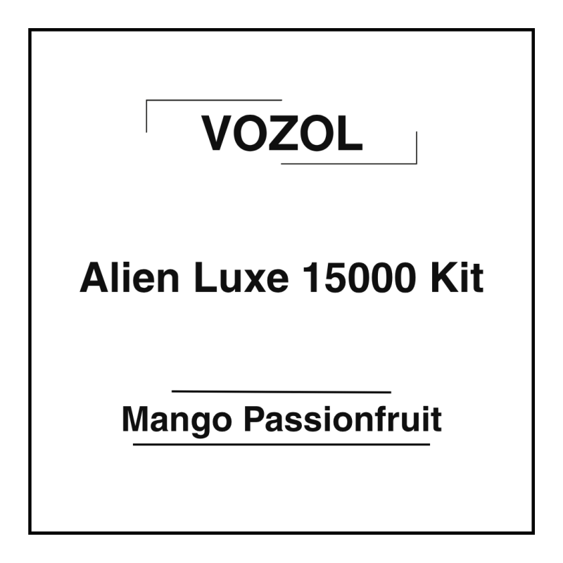 Vozol Alien Luxe 15000 Kit Mango Passionfruit
