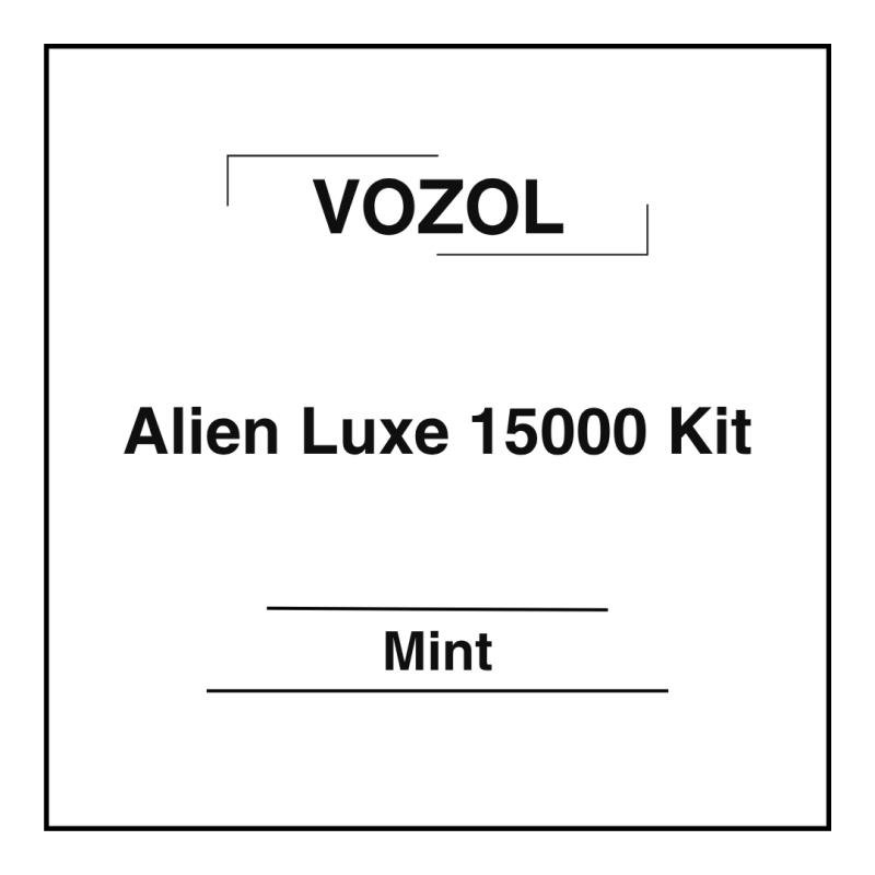 Vozol Alien Luxe 15000 Kit Mint