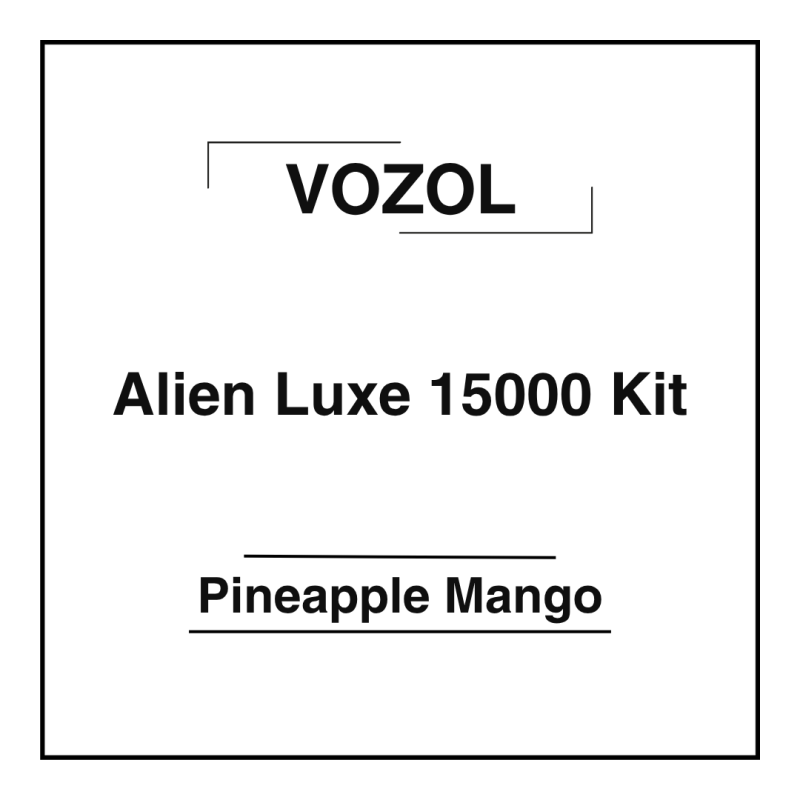 Vozol Alien Luxe 15000 Kit Pineapple Mango