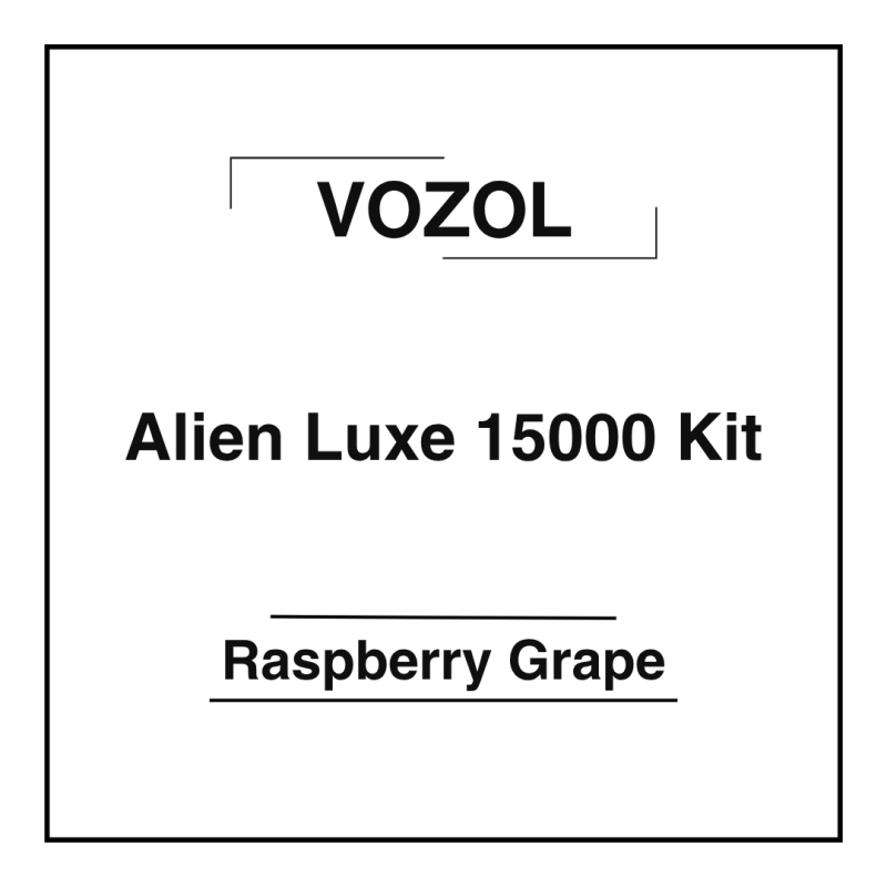 Vozol Alien Luxe 15000 Kit Raspberry Grape