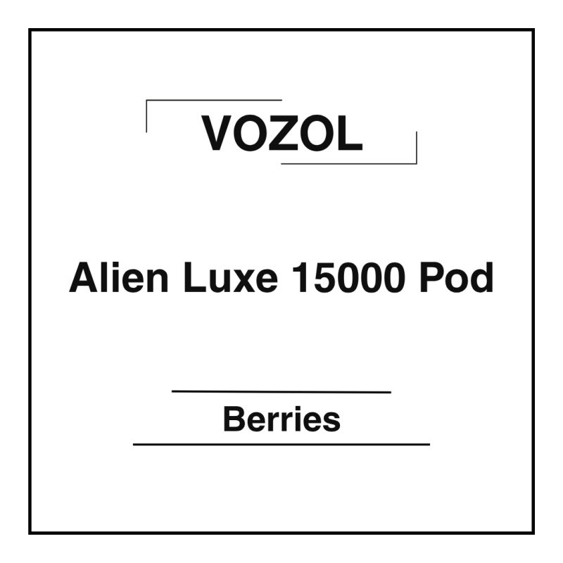 Vozol Alien Luxe 15000 Pod Berries