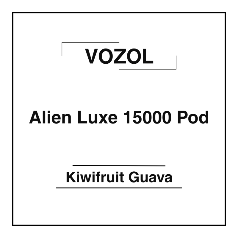 Vozol Alien Luxe 15000 Pod Kiwifruit Guava