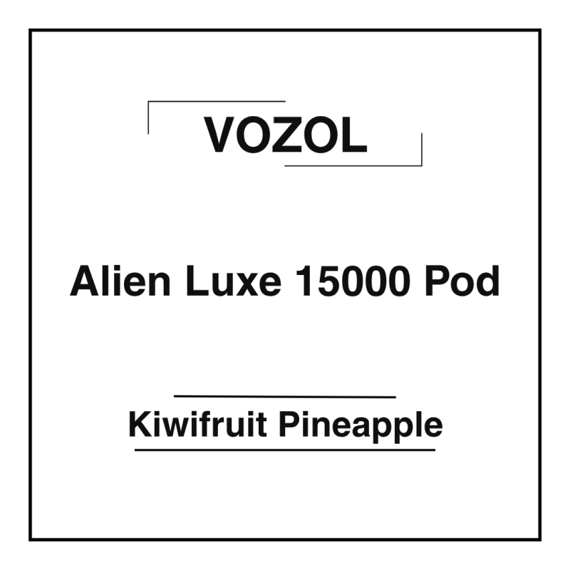 Vozol Alien Luxe 15000 Pod Kiwifruit Pineapple