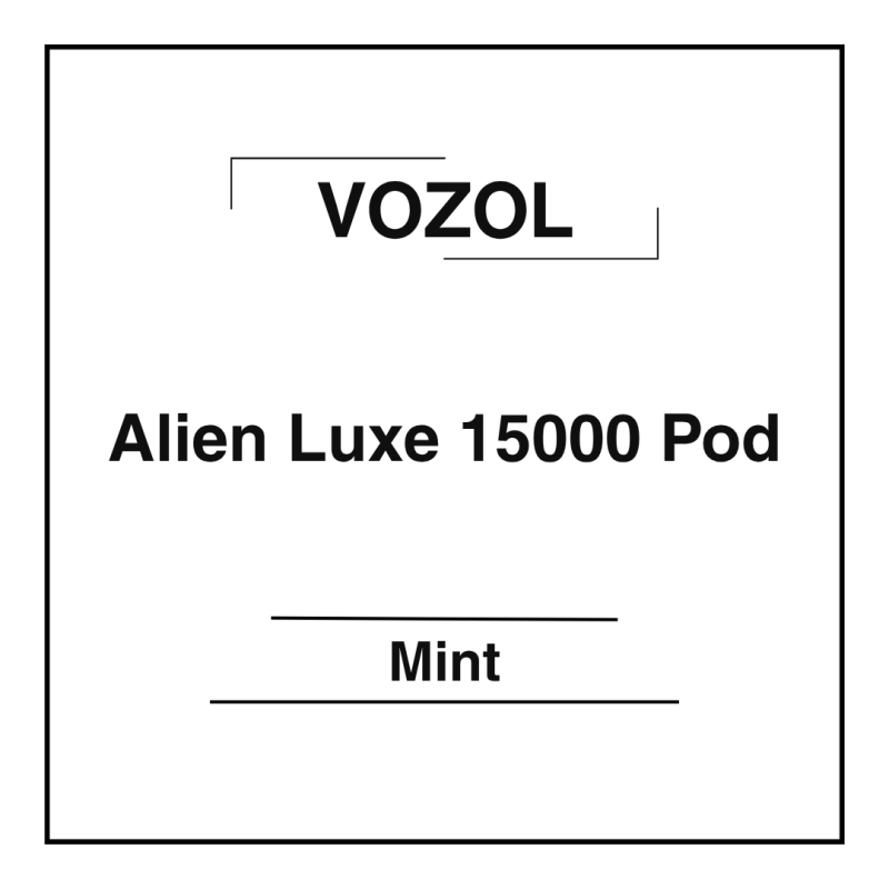 Vozol Alien Luxe 15000 Pod Mint