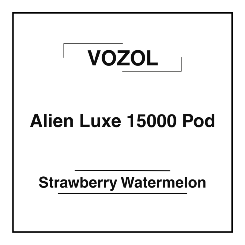 Vozol Alien Luxe 15000 Pod Strawberry Watermelon