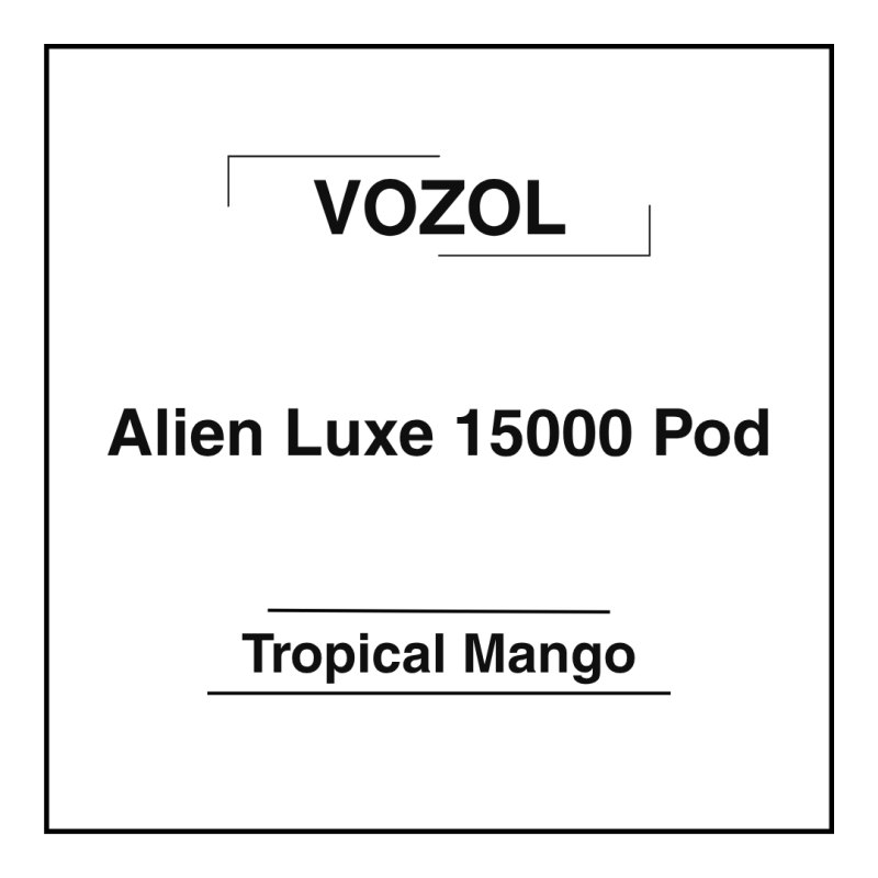 Vozol Alien Luxe 15000 Pod Tropical Mango