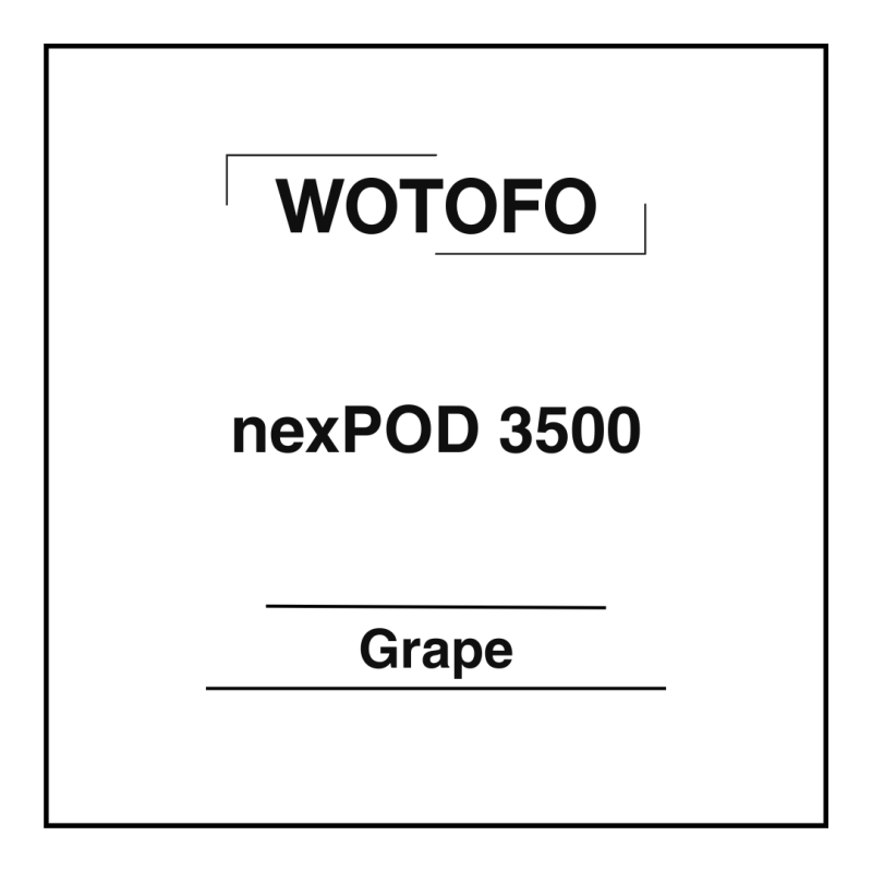Wotofo nexPOD 3500 Grape