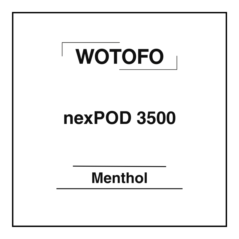Wotofo nexPOD 3500 Menthol