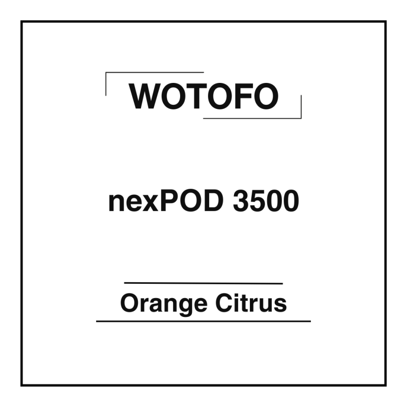 Wotofo nexPOD 3500 Orange Citrus