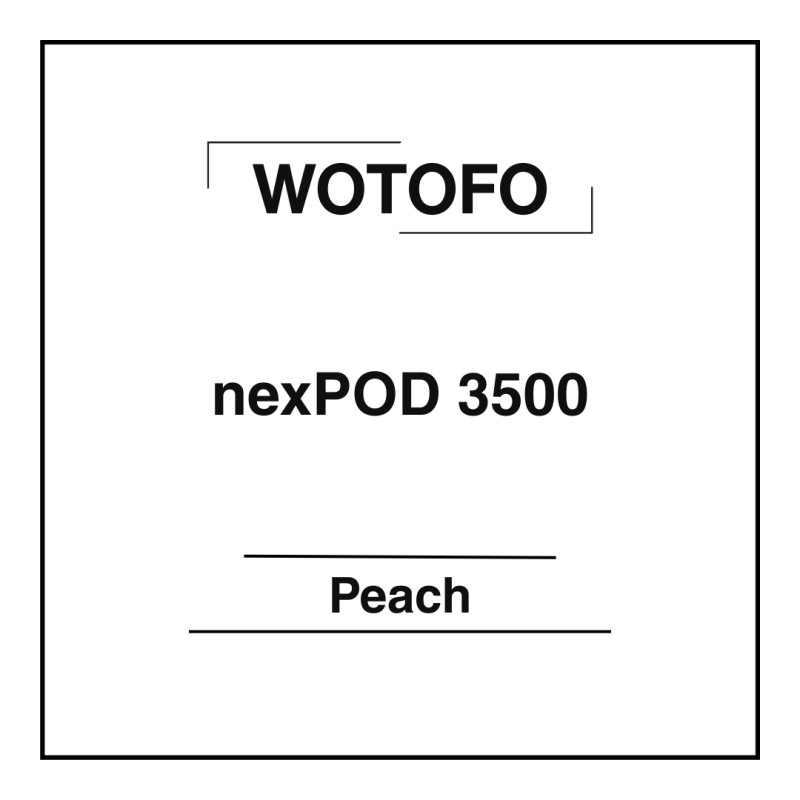 Wotofo nexPOD 3500 Peach
