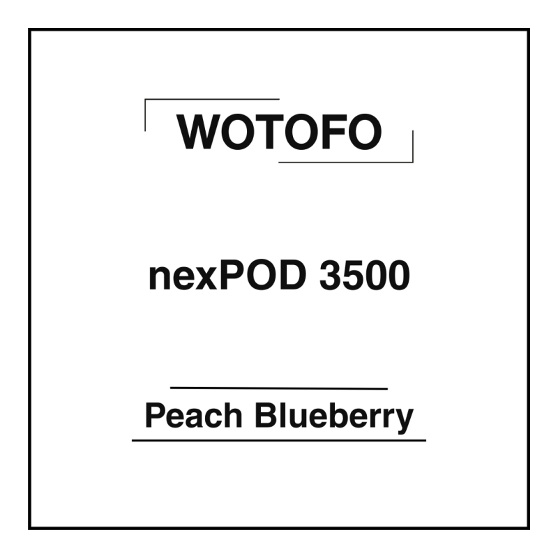 Wotofo nexPOD 3500 Peach Blueberry