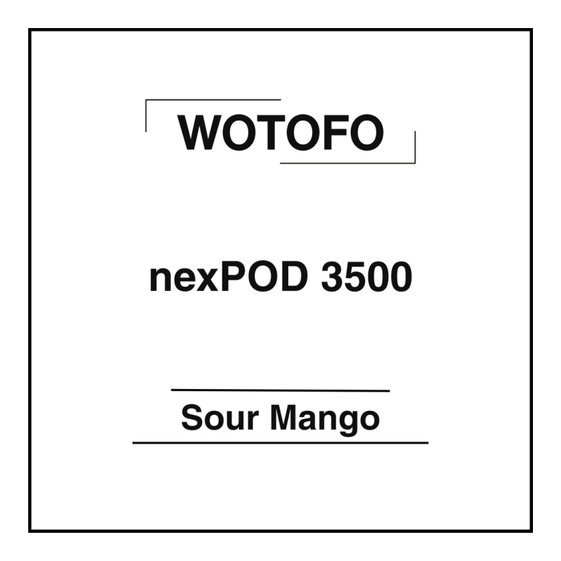 Wotofo nexPOD 3500 Sour Mango