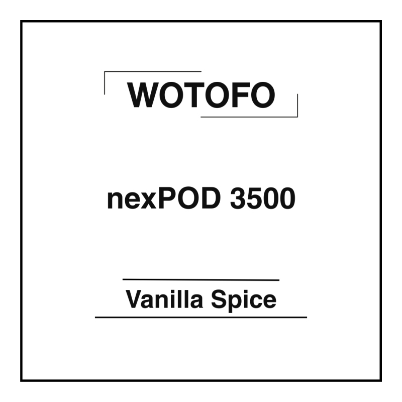 Wotofo nexPOD 3500 Vanilla Spice (Cola)