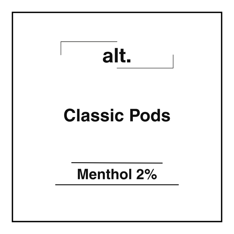 alt. Classic Pods Menthol 2%
