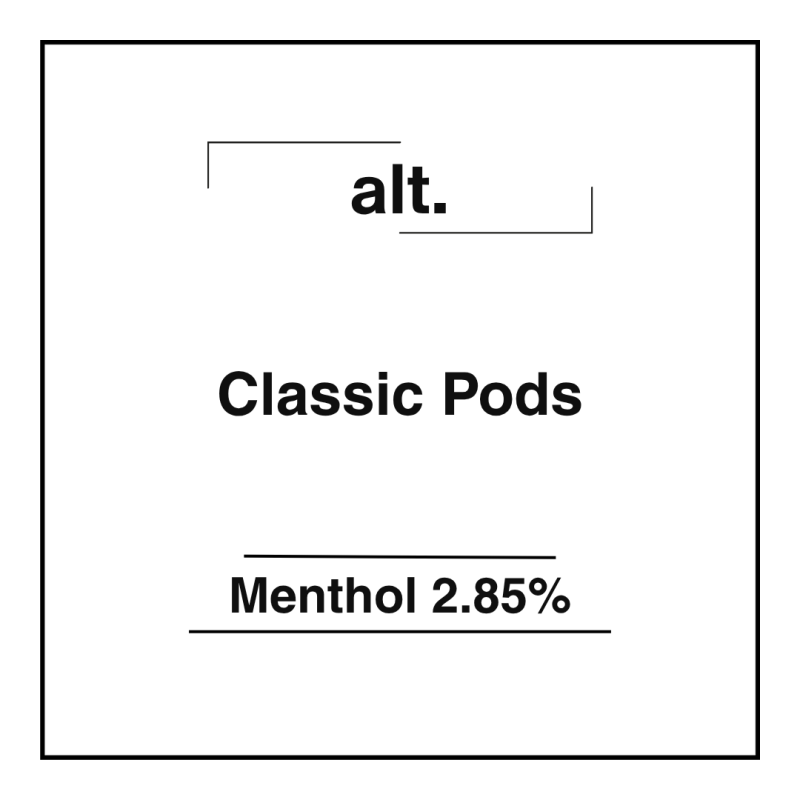 alt. Classic Pods Menthol 2.85%