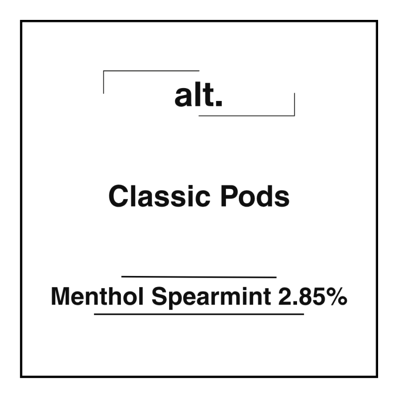 alt. Classic Pods Menthol Spearmint 2.85%