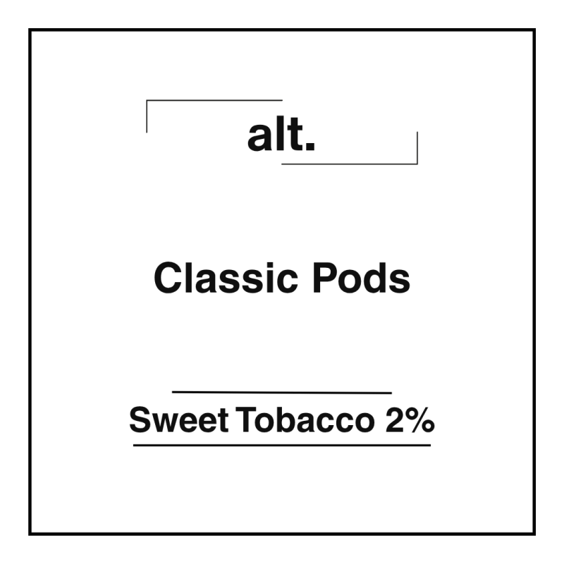 alt. Classic Pods Tobacco 2%