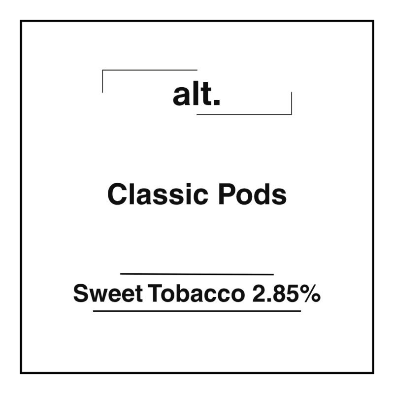 alt. Classic Pods Sweet Tobacco 2.85%