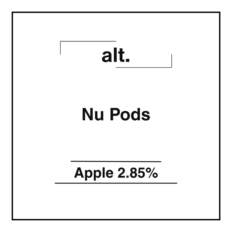 alt. Nu Pods Apple 2%