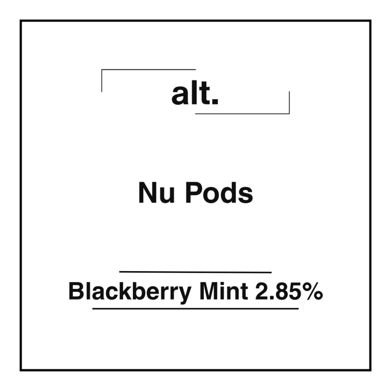 alt. Nu Pods Blackberry Mint 2%