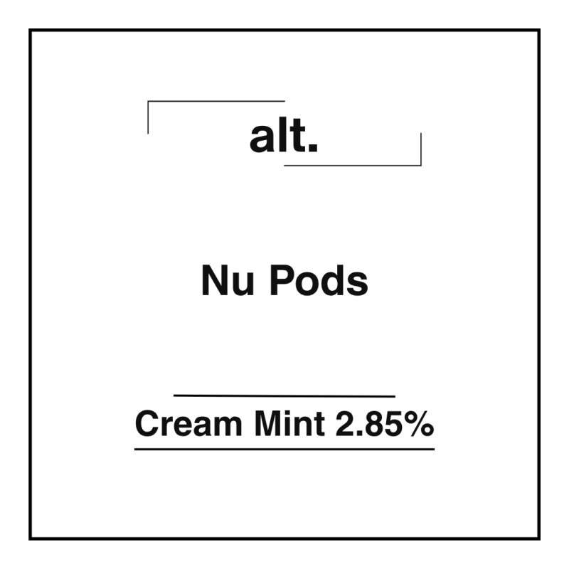 alt. Nu Pods Cream Mint 2.85%
