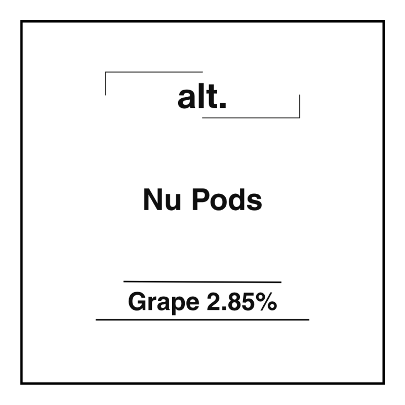 alt. Nu Pods Grape 2.85%