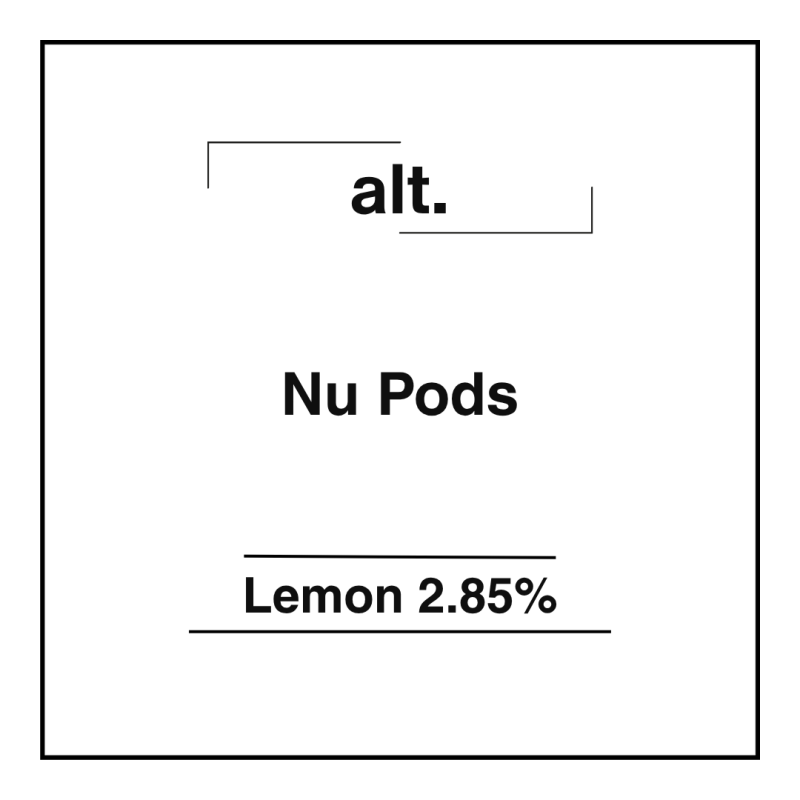alt. Nu Pods Lemon 2.85%