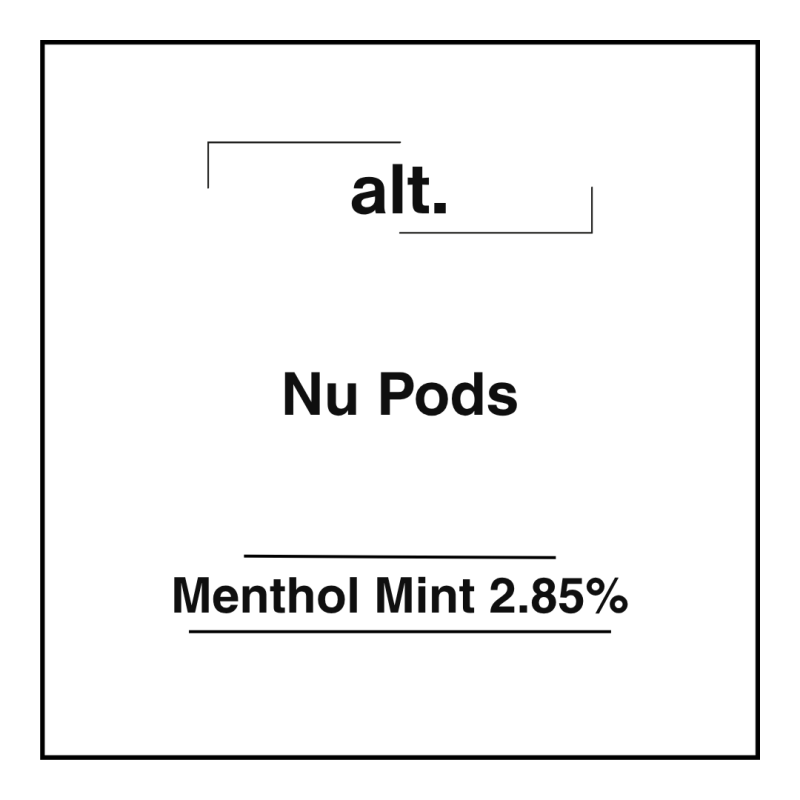 alt. Nu Pods Menthol Mint 2.85%