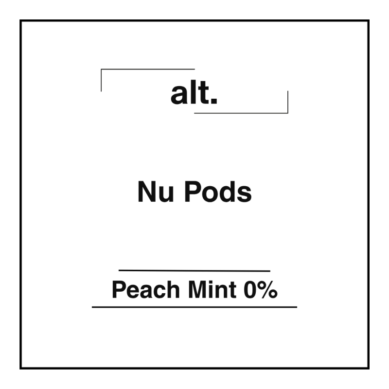 alt. Nu Pods Peach Mint 0%