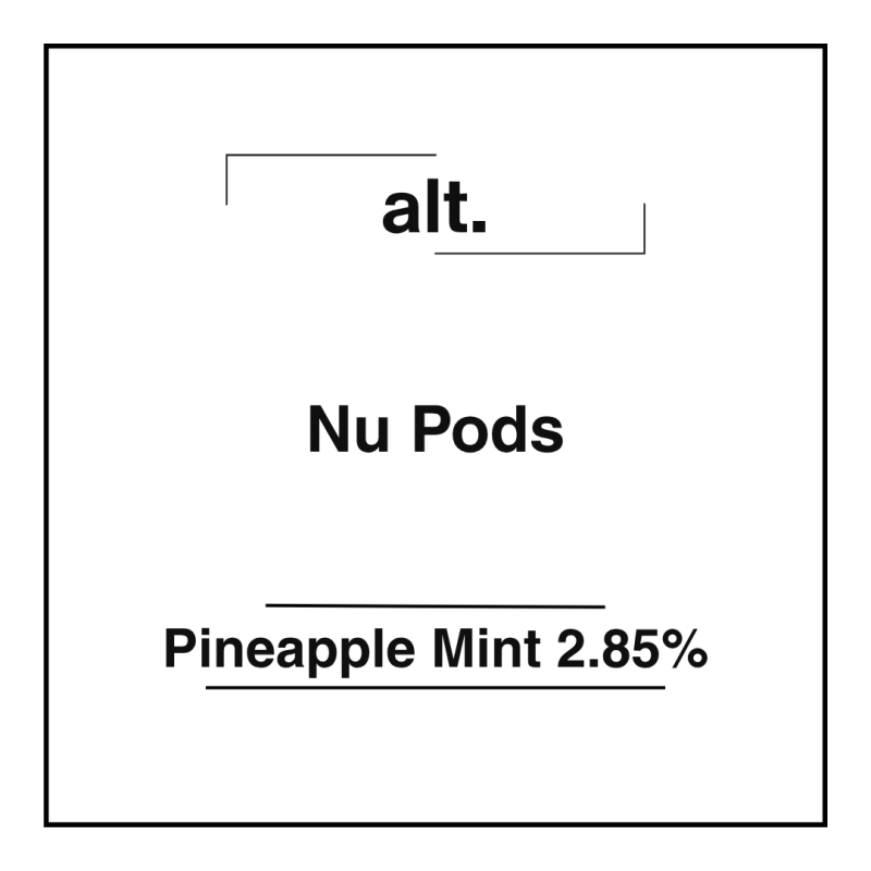 alt. Nu Pods Pineapple Mint 2%