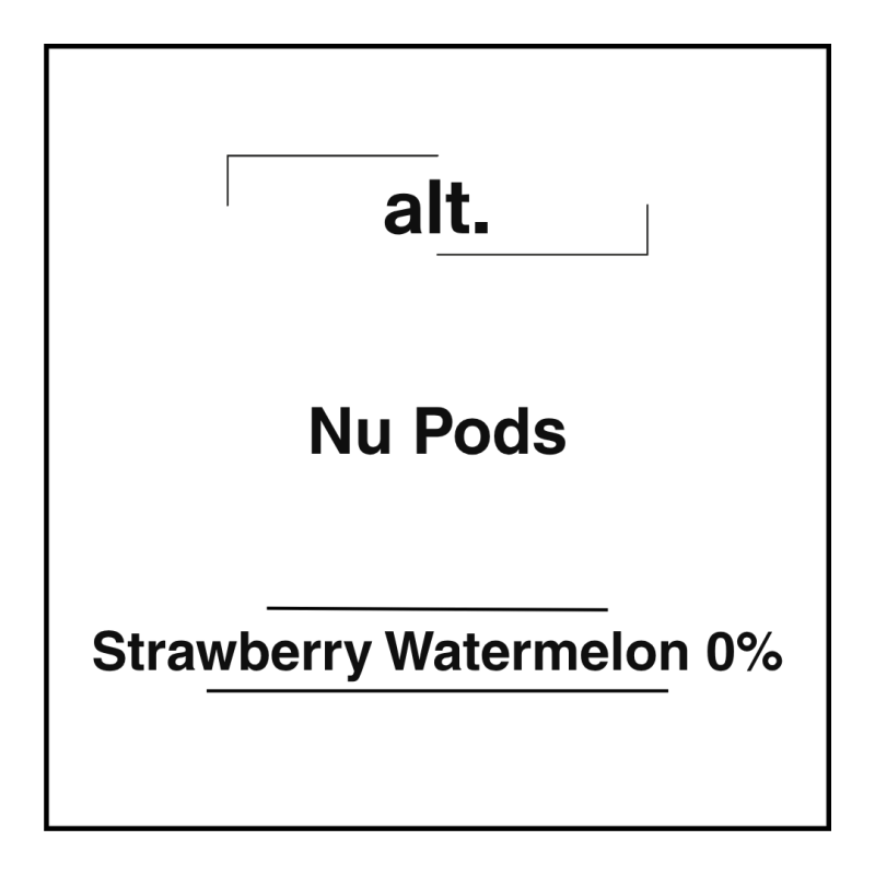 alt. Nu Pods Strawberry Watermelon 0%