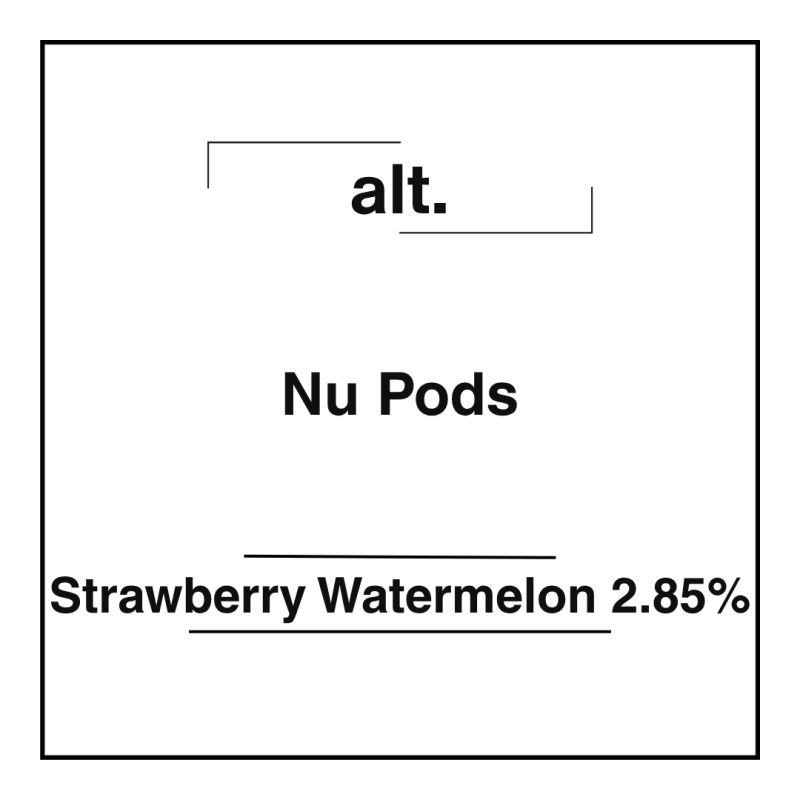 alt. Nu Pods Strawberry Watermelon 2%