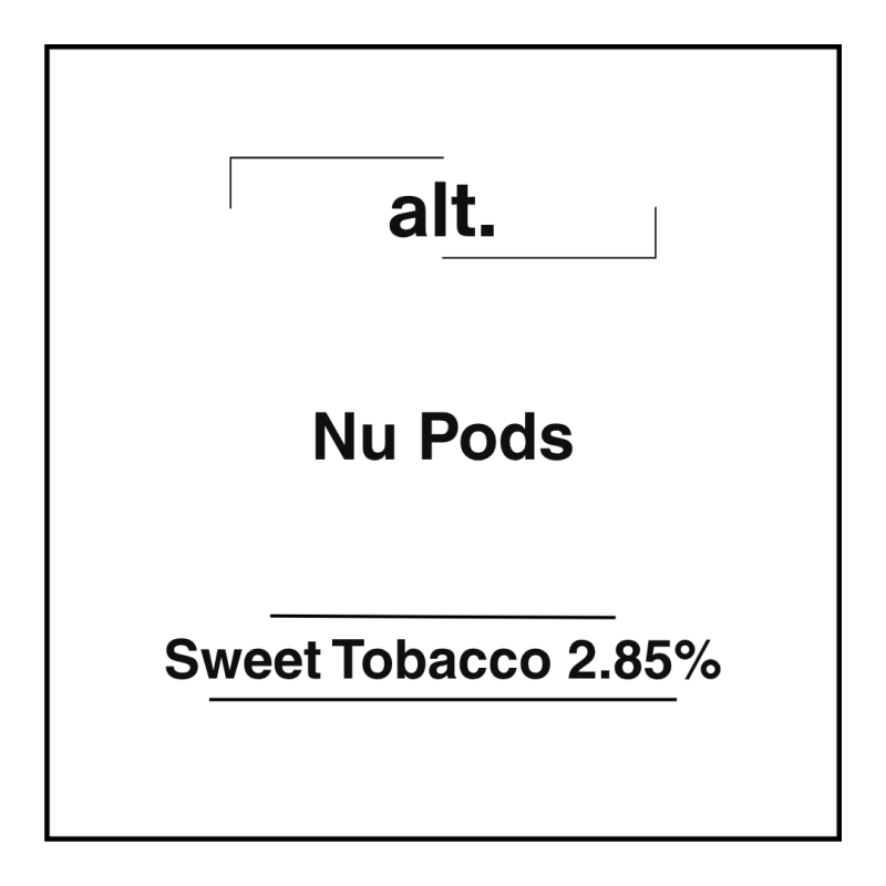 alt. Nu Pods Sweet Tobacco 2.85%