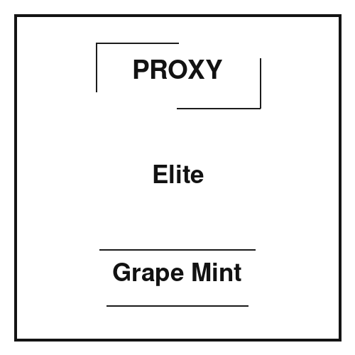 Proxy Elite Grape Mint