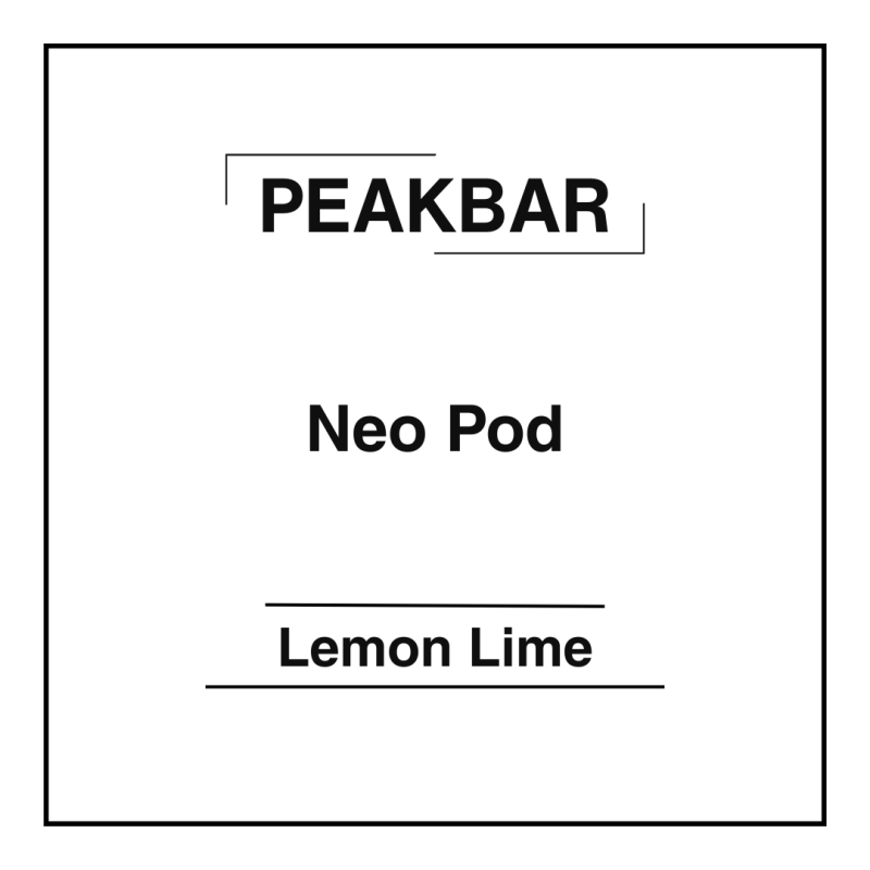 Peakbar Neo Pod Lemon Lime